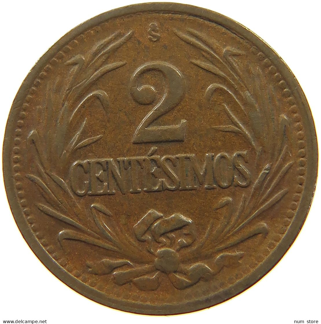 URUGUAY 2 CENTESIMOS 1951  #c081 0365 - Uruguay