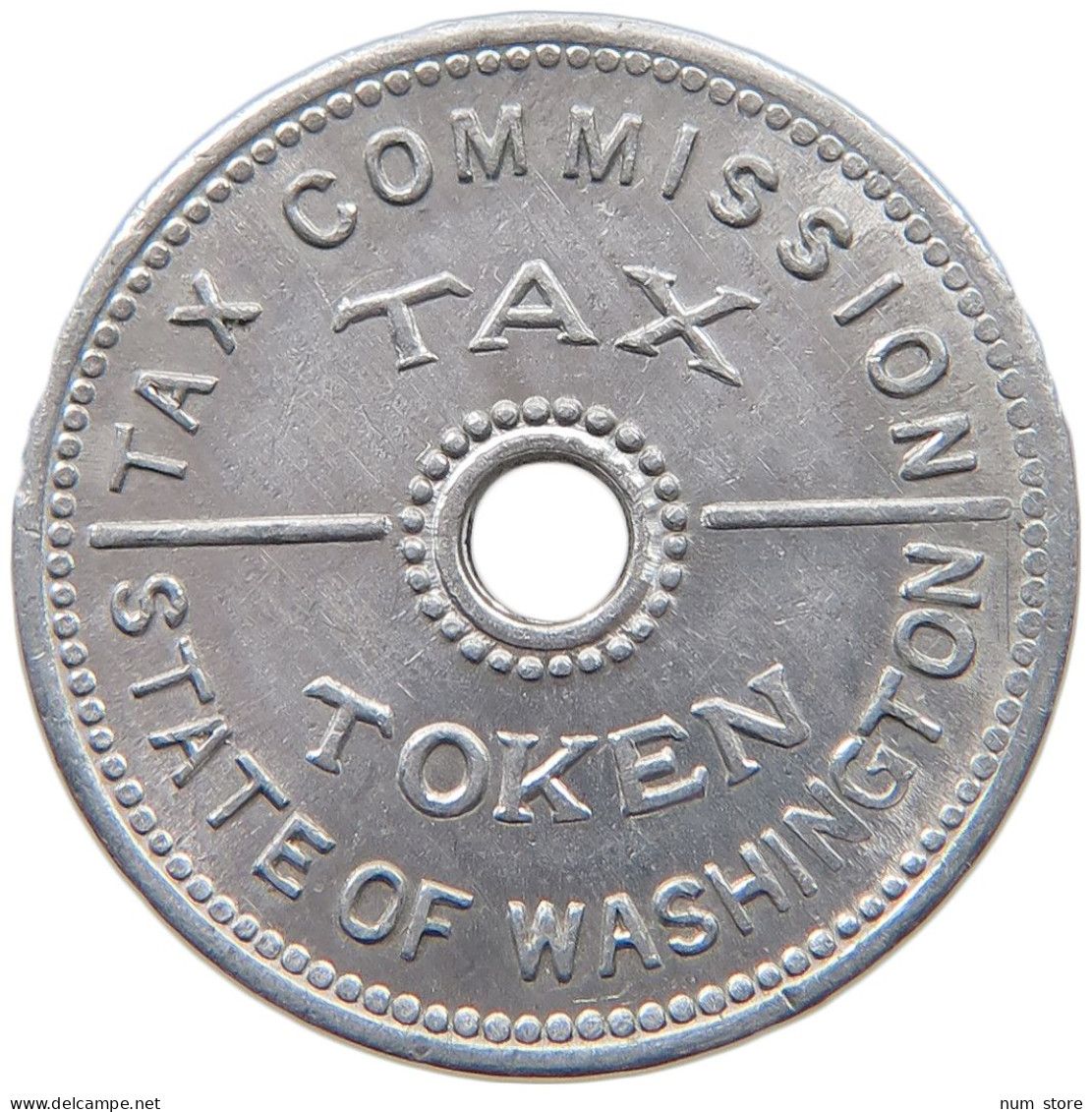 UNITED STATES OF AMERICA TOKEN 1935 WASHINGTON TAX TOKEN #c045 0147 - Andere & Zonder Classificatie