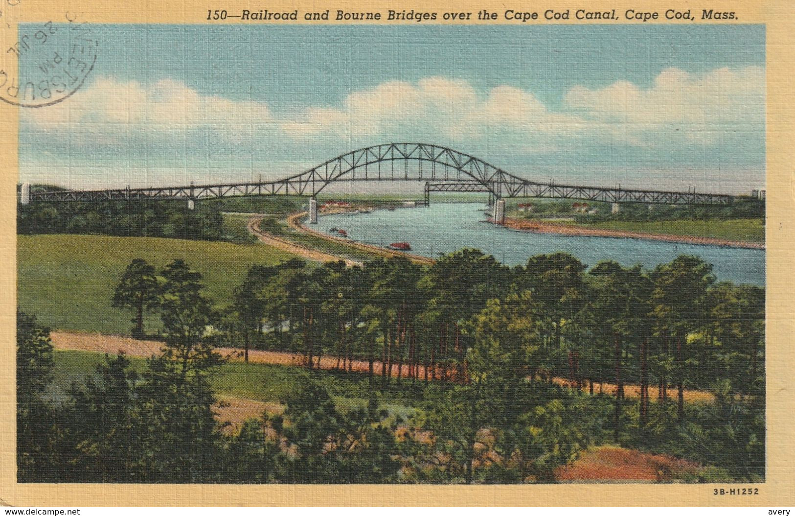 Railroad And Bourne Bridges Over The Cape Cod Canal, Cape Cod, Massachusetts - Cape Cod