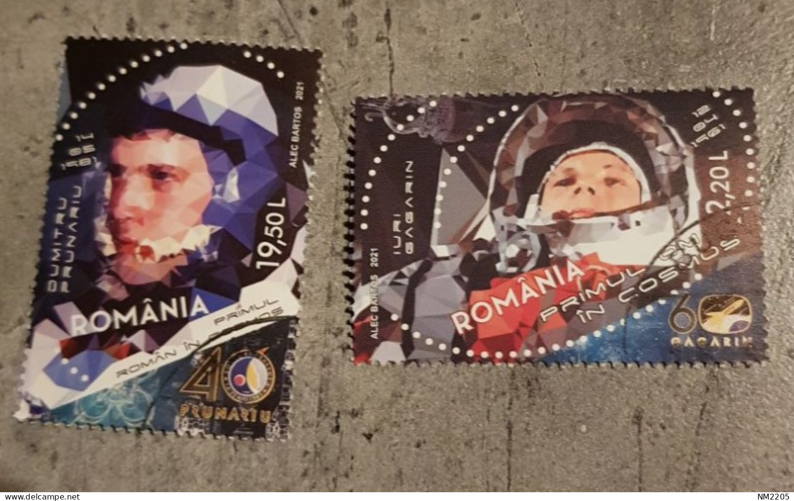 ROMANIA SPACE DINU PRUNARIU SET USED - Gebraucht