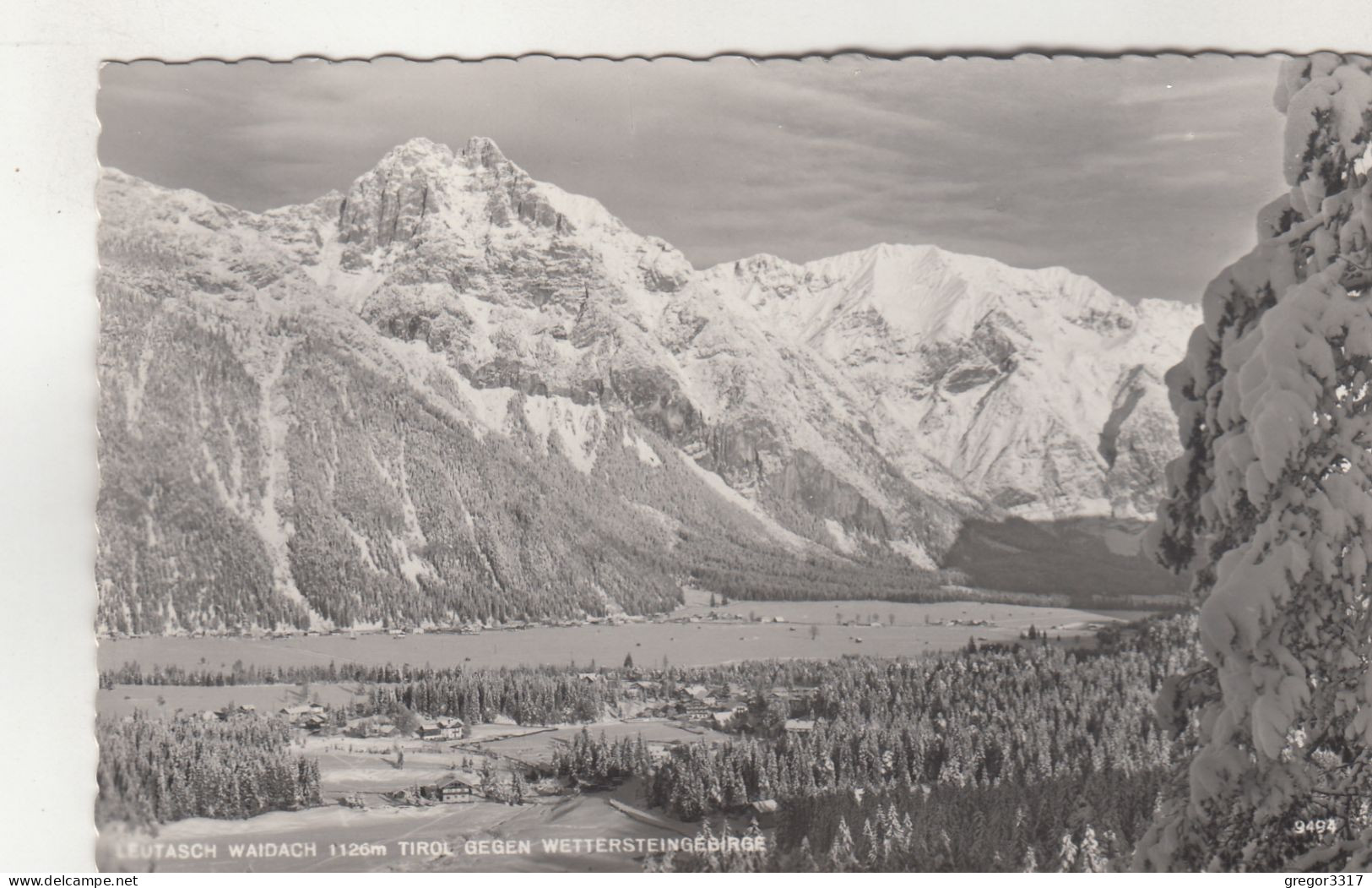 D7820) LEUTASCH WAIDACH - Tirol Gegen Wettersteingebirge ALT - Leutasch