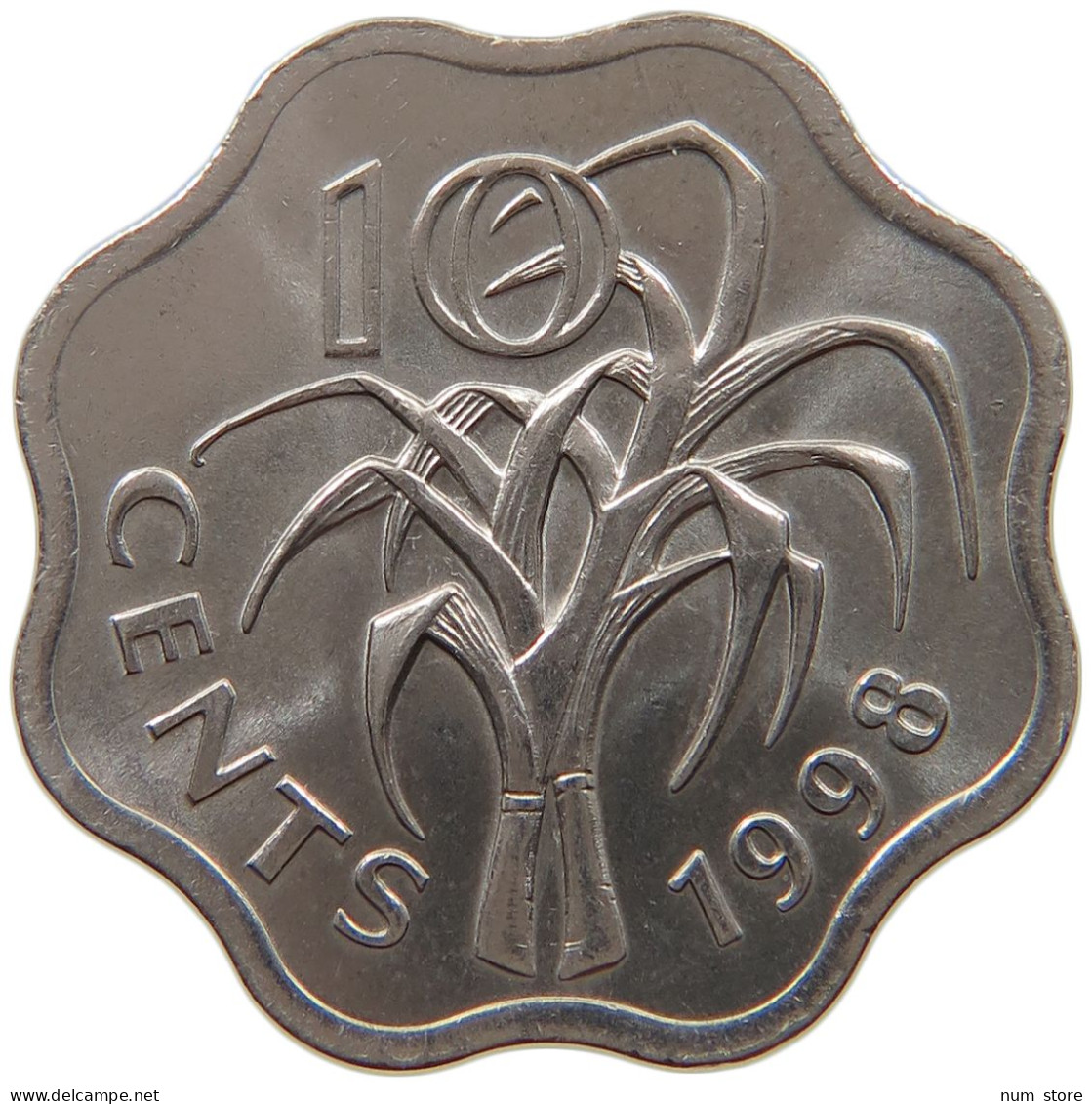 SWAZILAND 10 CENTS 1998  #c038 0059 - Swaziland