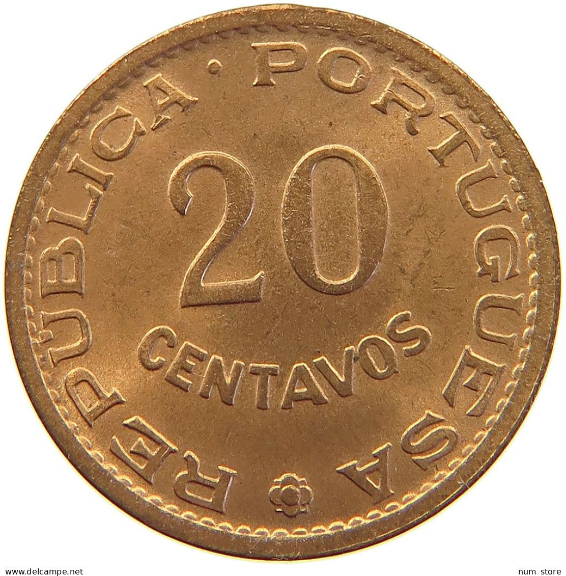 TIMOR 20 CENTAVOS 1970  #s023 0417 - Timor