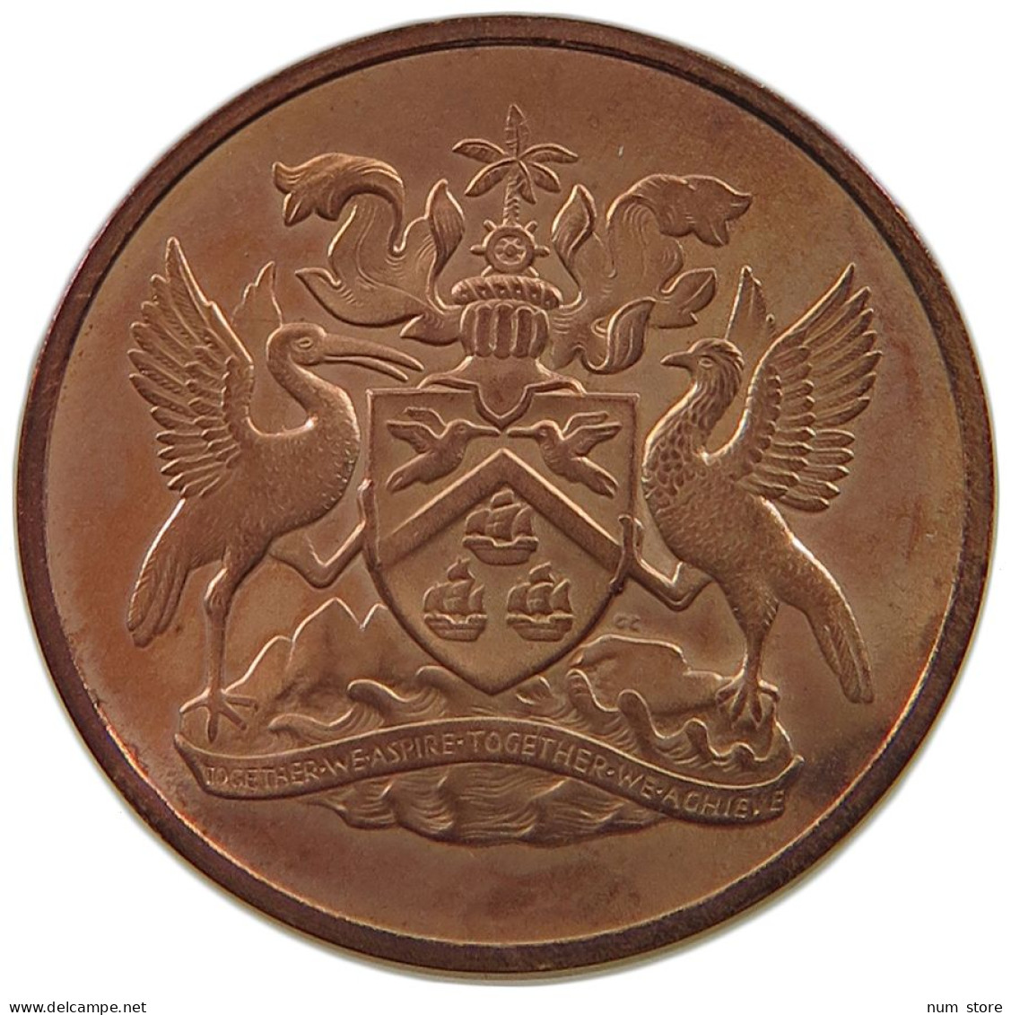 TRINIDAD TOBAGO 5 CENTS 1966  #alb022 0531 - Trinité & Tobago