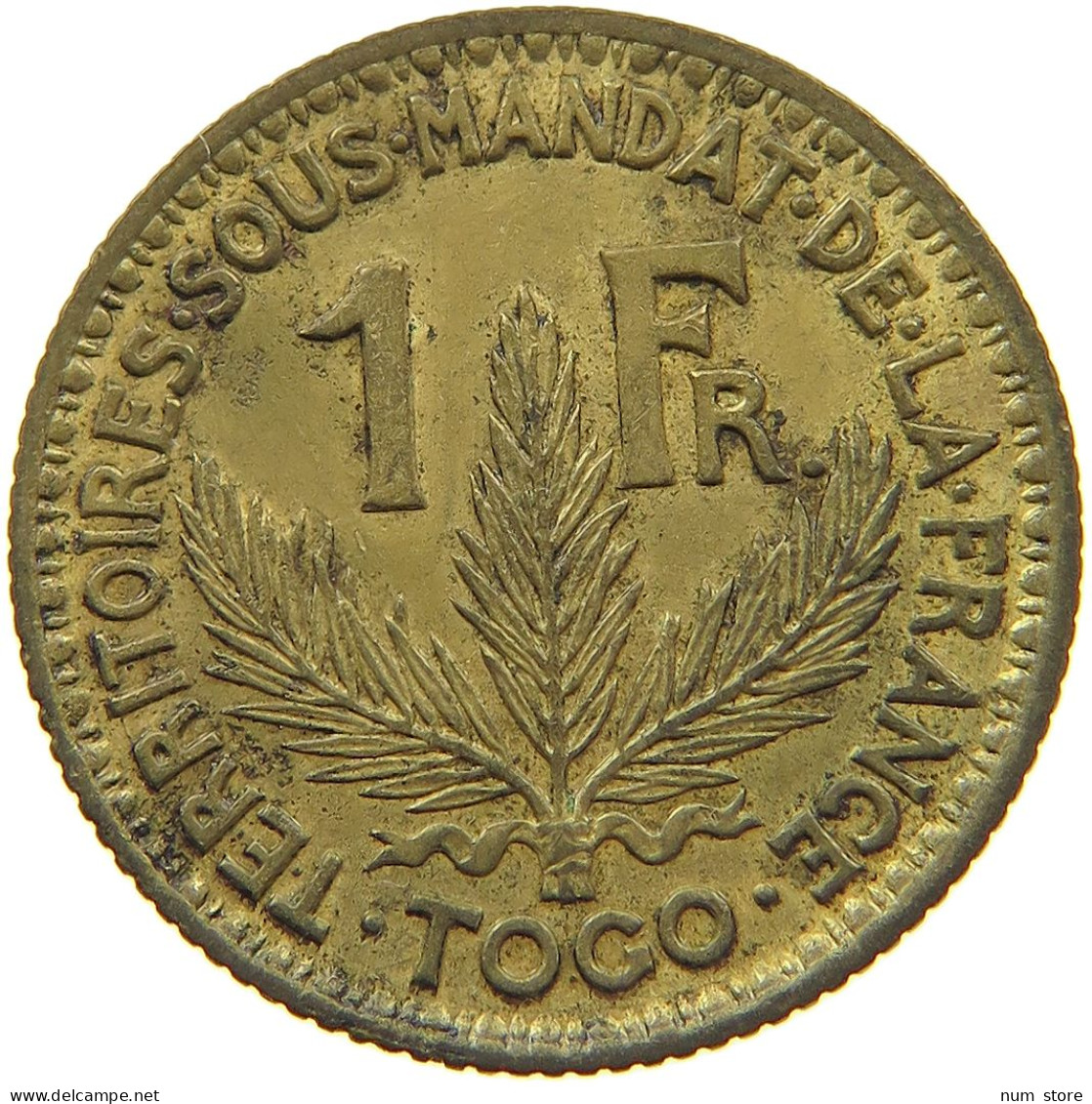 TOGO FRANC 1935  #t152 0011 - Togo