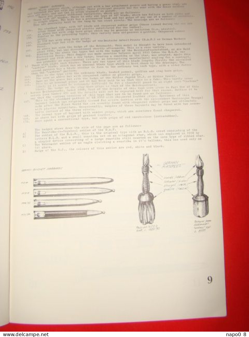 A PRIMER OF WORLD BAYONETS " further knife sabre & sosket bayonets "  John Walter & Gordon Hughes