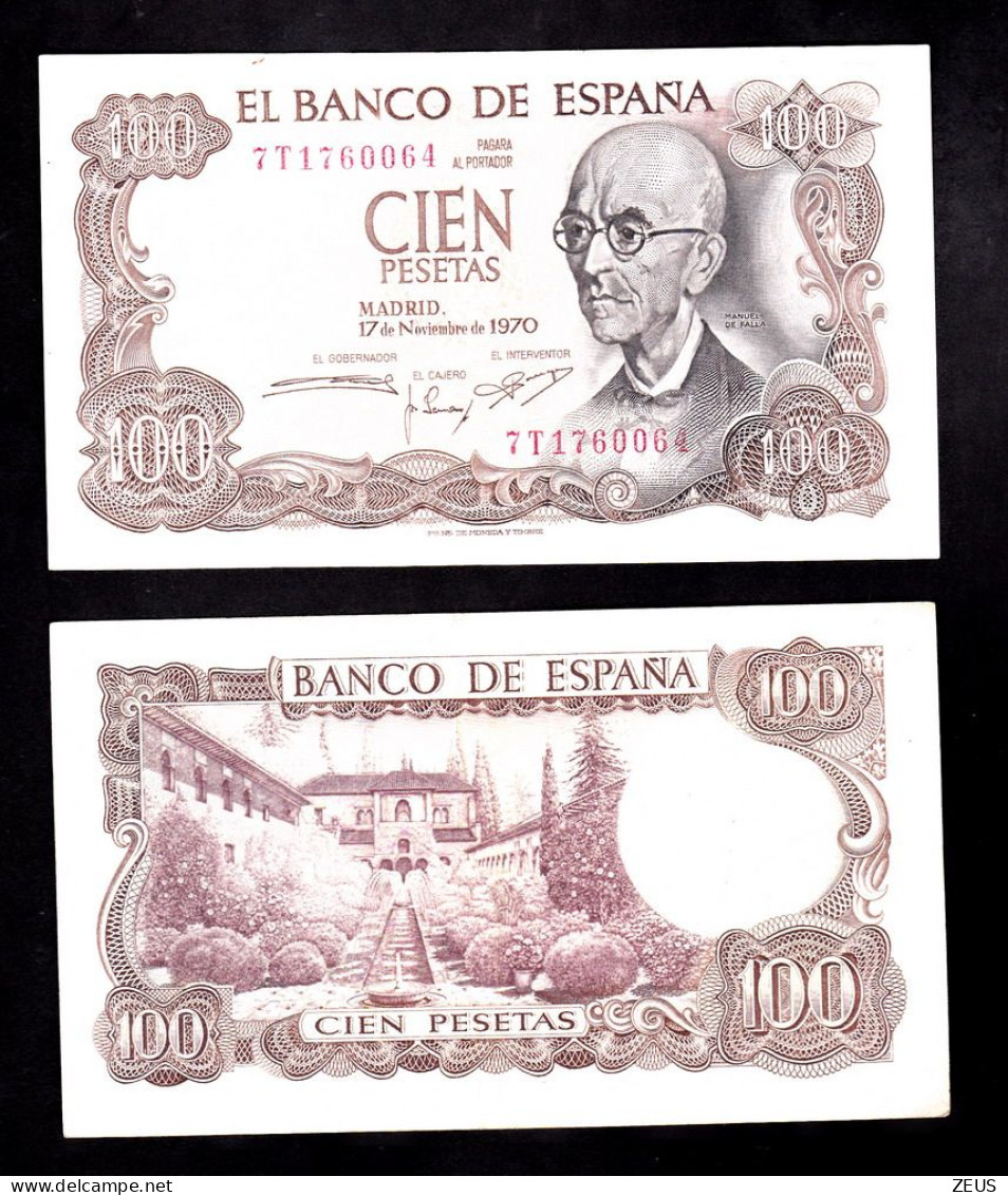 SPAGNA 100 PESETAS 1970 PIK 152 BB - 100 Pesetas