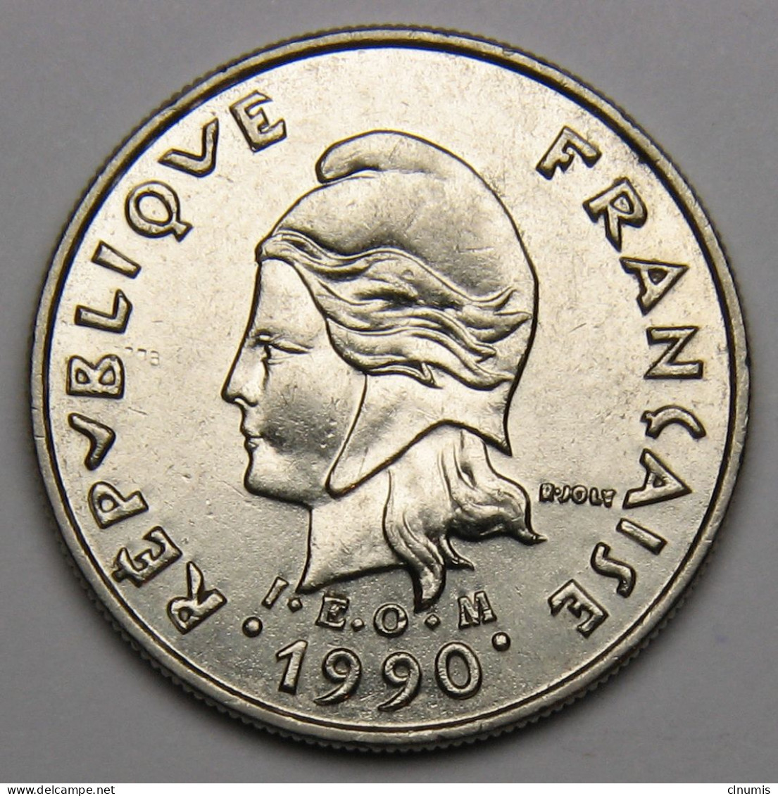 Nouvelle Calédonie, 10 Francs IEOM, 1990 - Neu-Kaledonien