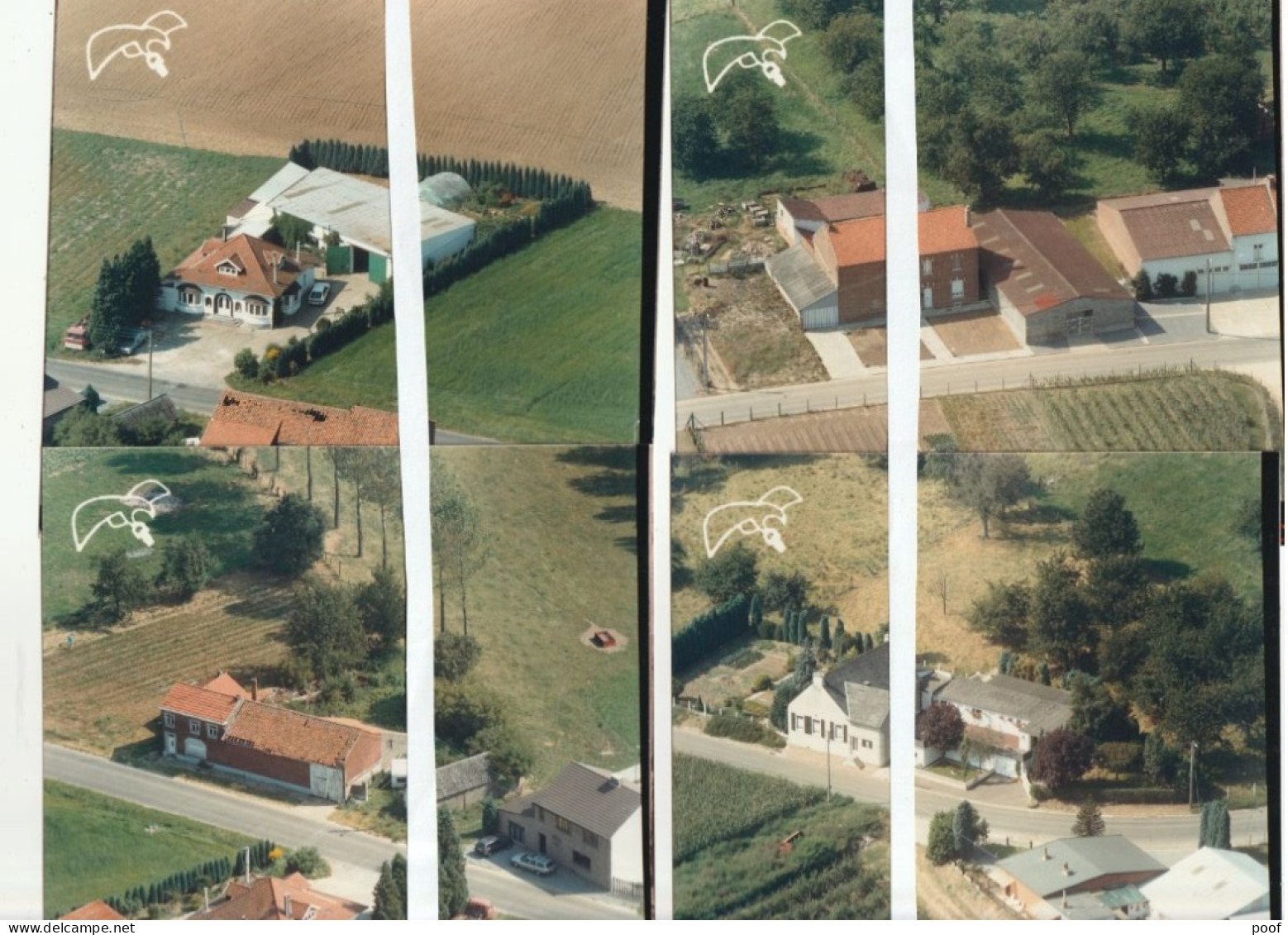 Gelinden / Heers : 4 Luchtfoto's ( Egovenstraat) - Heers