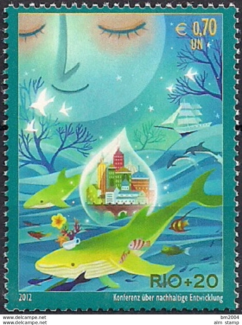 2012 UNO Wien Mi. 753 **MNH   RIO+20 - Konferenz Der Vereinten Nationen über Nachhaltige Entwicklung (UNCSD - Ungebraucht