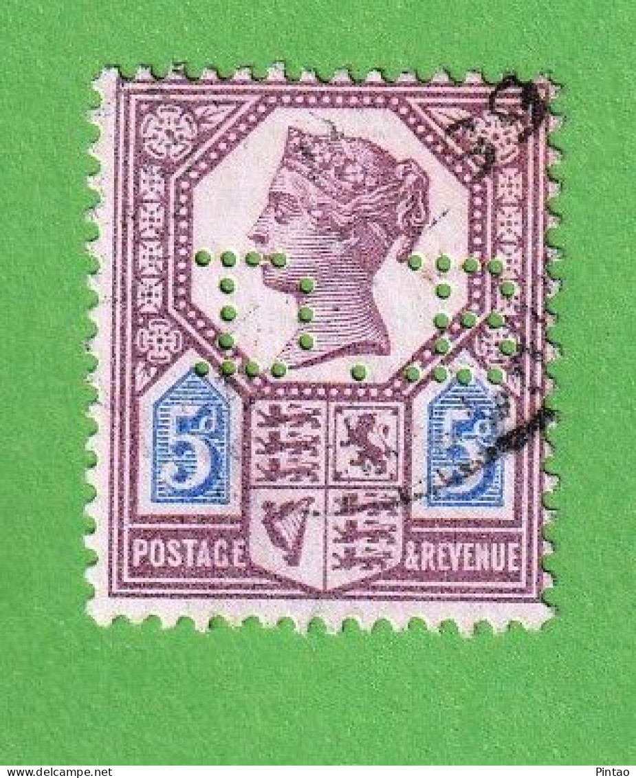 GBT1565- GRÃ-BRETANHA 1887_ 92- USD_ PERFURADO_ CV= $12,50 (SCOTT 2017) - Used Stamps