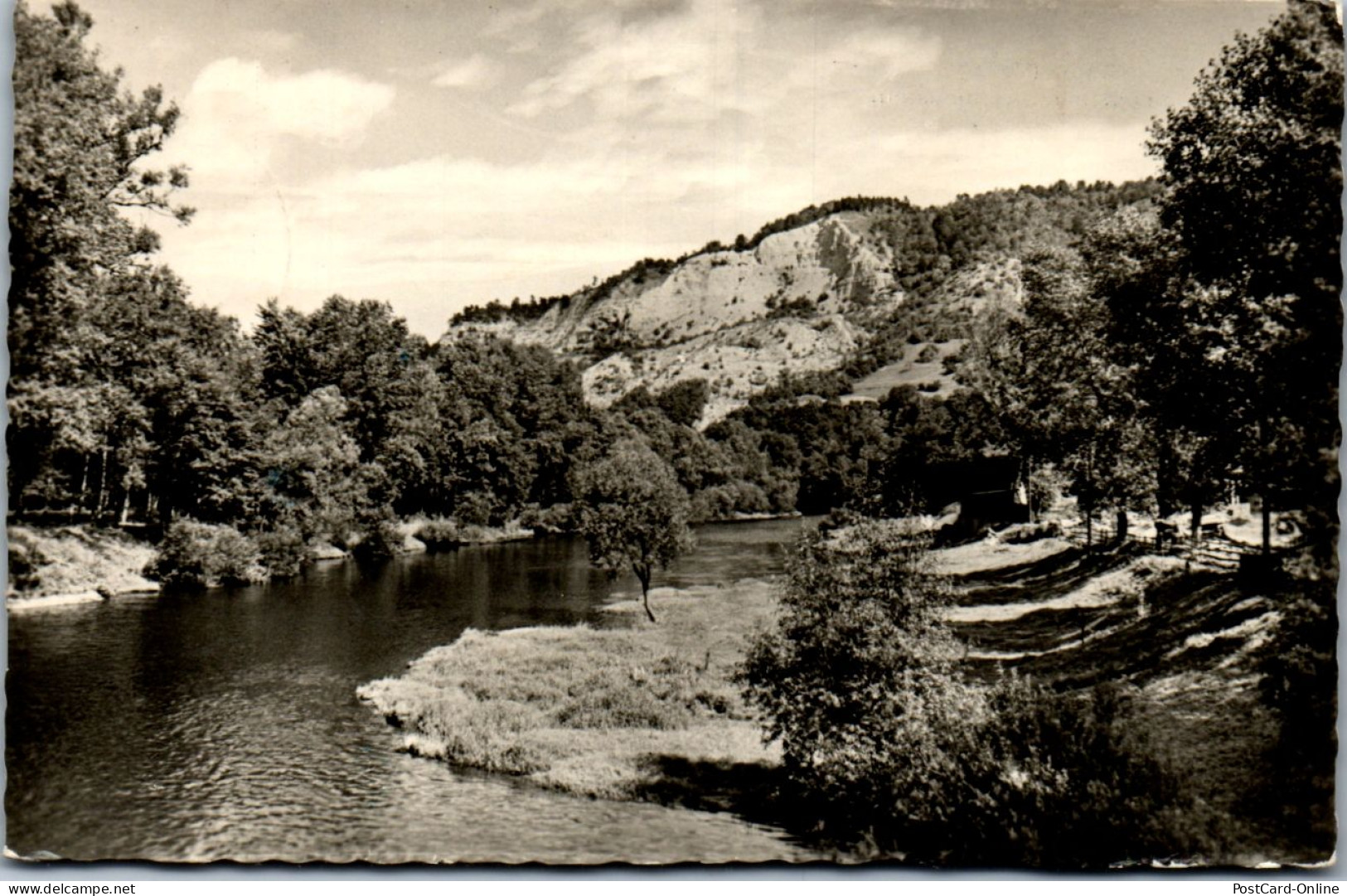 45730 - Deutschland - Kahla , Saalepartie Mit Dohlenstein - Gelaufen 1960 - Kahla