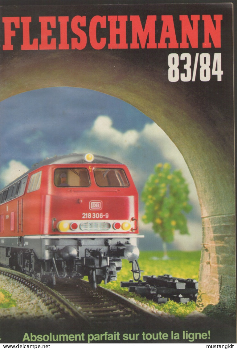 CATALOGUE DE TRAIN FLEISCHMANN DE 1983 / 1984  EN FRANCAIS DE 98 PAGES - Autres & Non Classés