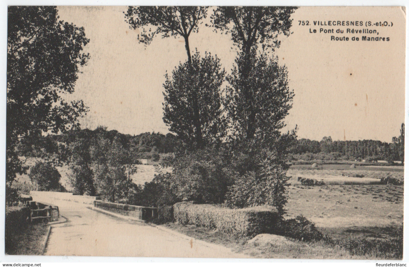 VILLECRESNES (94) - CPA - Le Pont Du Réveillon, Route De Mandres - Villecresnes