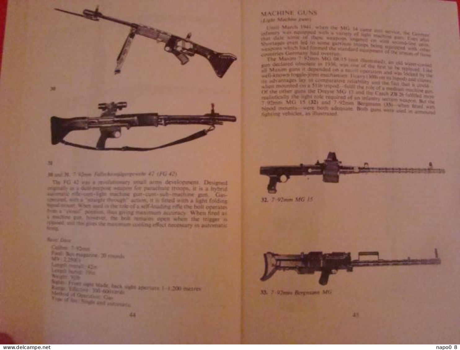 German  Infantry Weapons of World War 2 " AJ Barker "