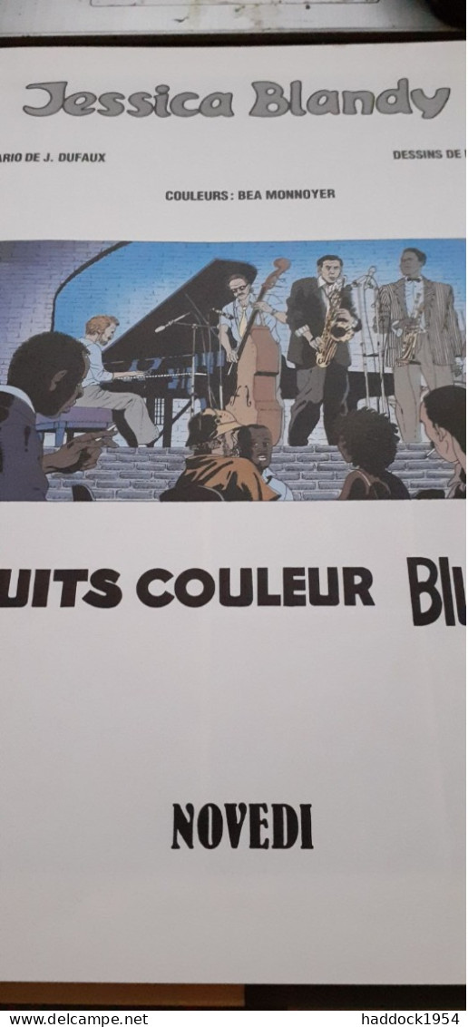 Nuits Couleur Blues JESSICA BLANDY RENAUD DUFAUX Novedi 1988 - Jessica Blandy