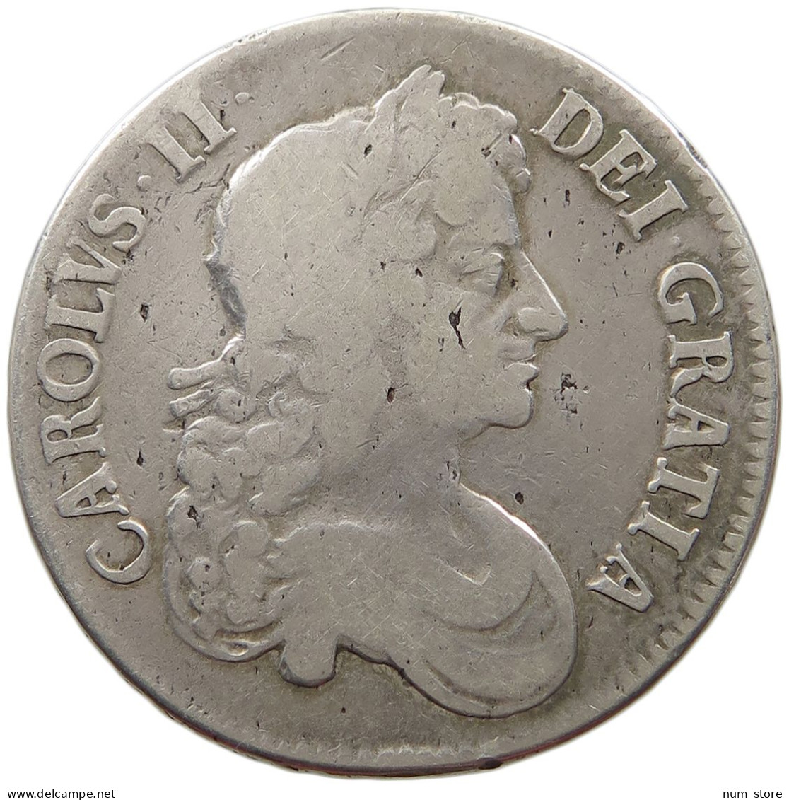 GREAT BRITAIN CROWN 1680 CHARLES II. (1660-1685) #t147 0043 - J. 1 Crown