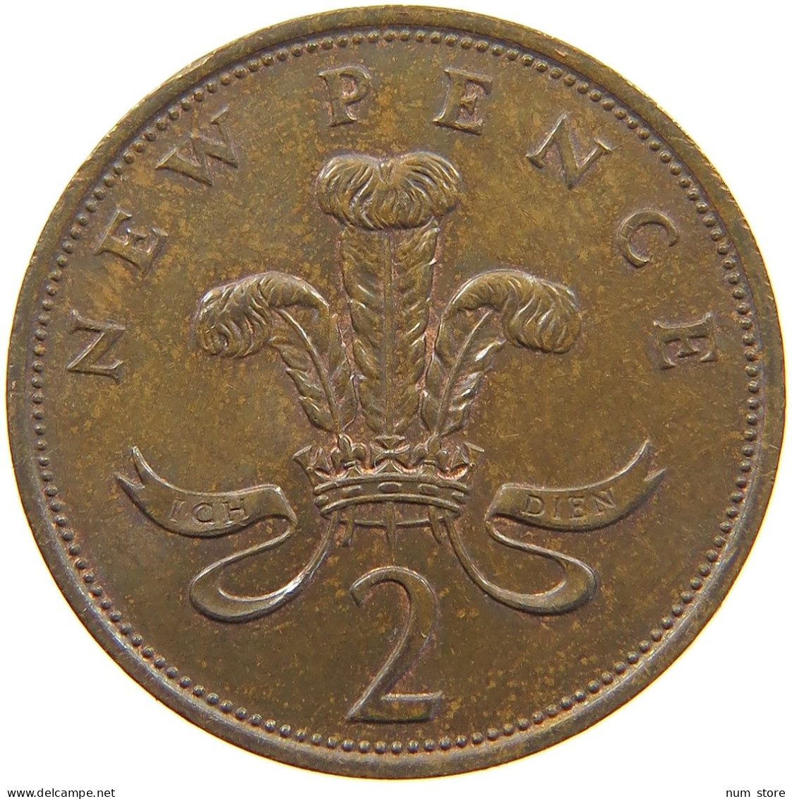 GREAT BRITAIN 2 PENCE 1980 Elisabeth II. (1952-) #s060 0751 - E. 2 Pence