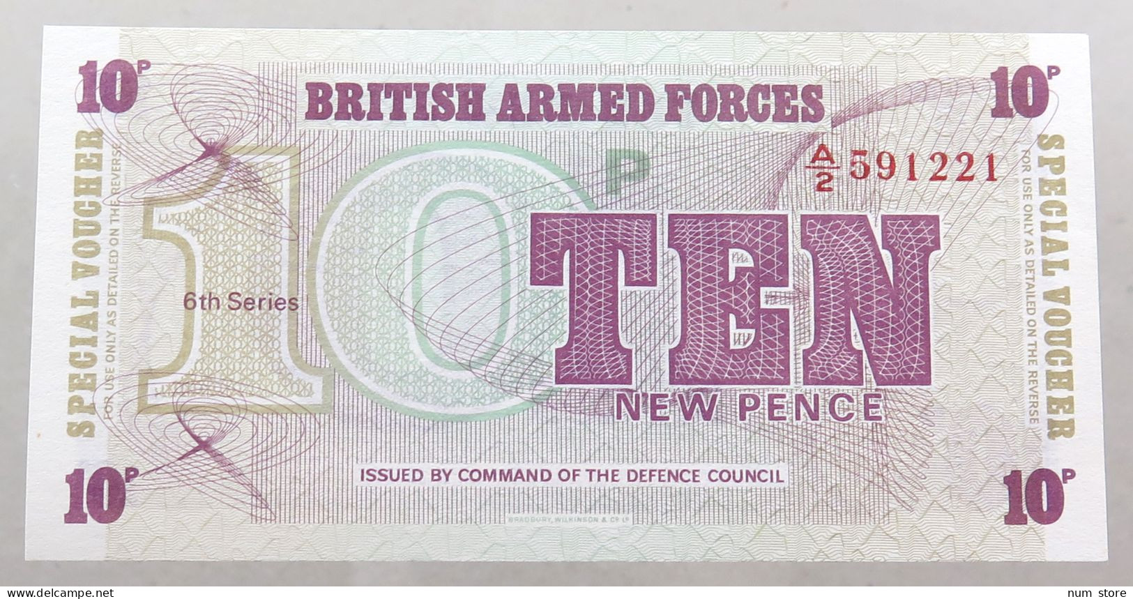 GREAT BRITAIN 10 PENCE  BRITISH ARMED FORCES #alb049 0119 - British Armed Forces & Special Vouchers