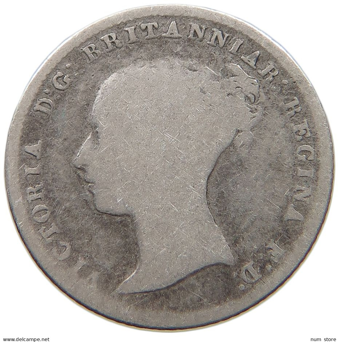 GREAT BRITAIN FOURPENCE 1854 Victoria 1837-1901 #a033 0211 - G. 4 Pence/ Groat