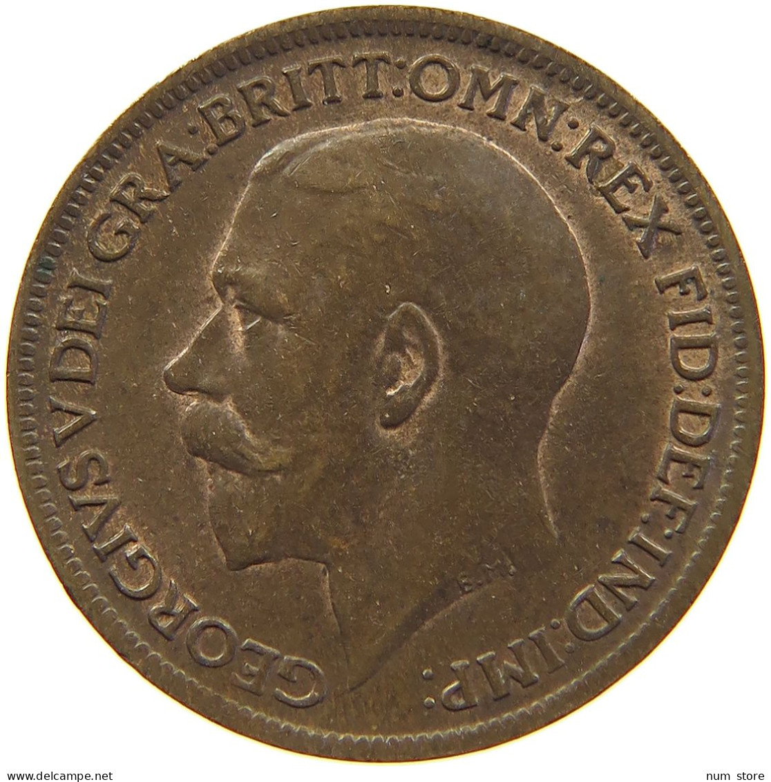 GREAT BRITAIN FARTHING 1919 George V. (1910-1936) #c062 0051 - B. 1 Farthing