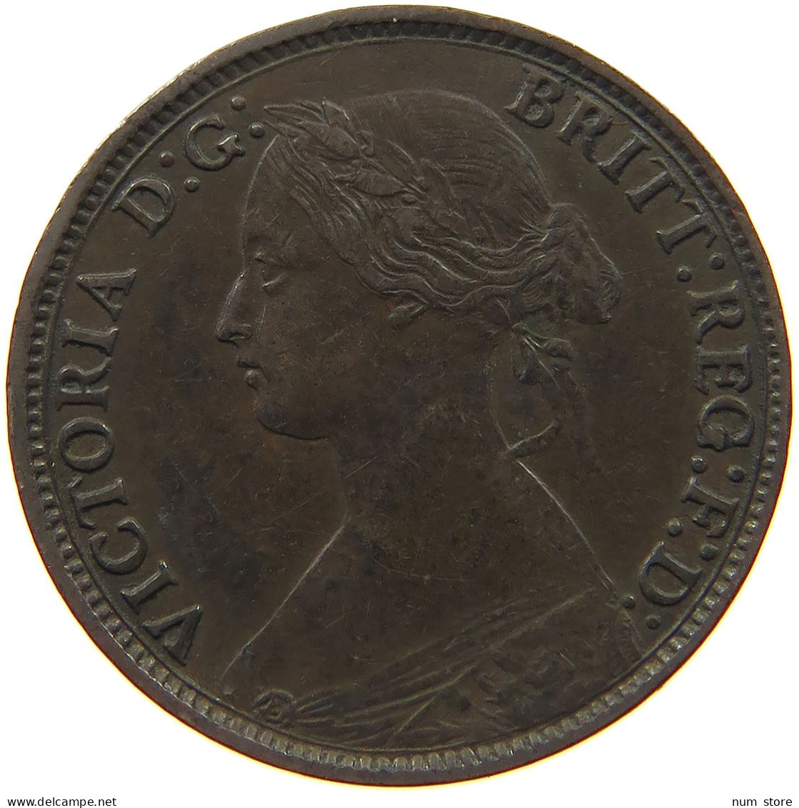 GREAT BRITAIN FARTHING 1862 Victoria 1837-1901 #c081 0343 - B. 1 Farthing