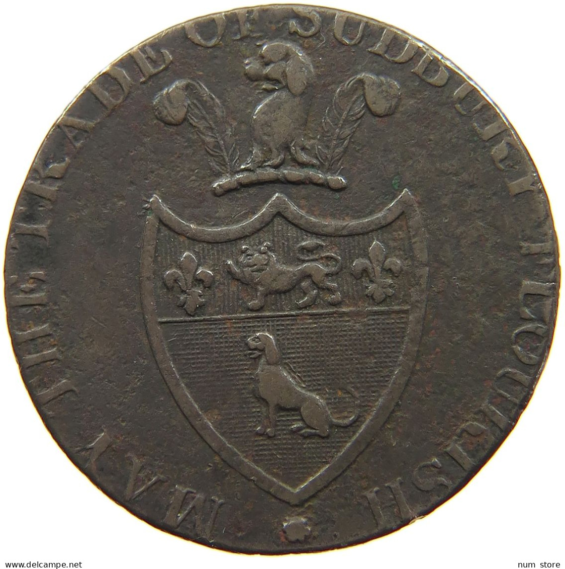 GREAT BRITAIN HALFPENNY 1793 GEORGE III. 1760-1820 PRO BONO PUBLICO #t161 0231 - B. 1/2 Penny