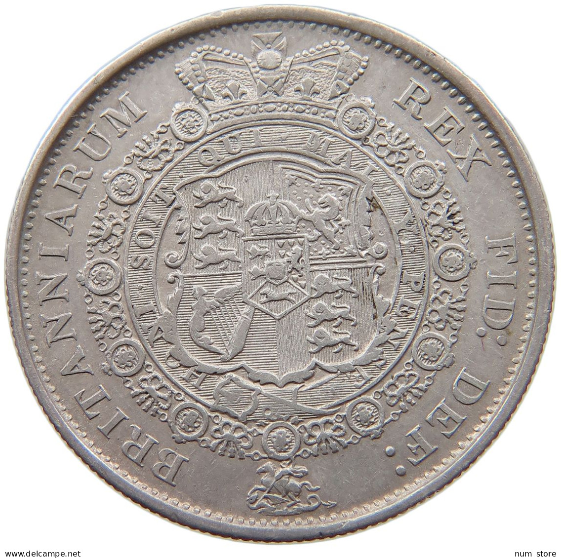 GREAT BRITAIN HALFCROWN 1816 GEORGE III. 1760-1820 #t093 0165 - I. 1/2 Crown