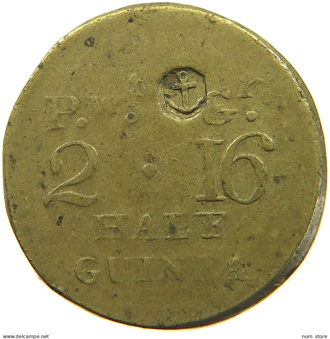 GREAT BRITAIN HALF GUINEA WEIGHT  GEORGE III. 1760-1820 #t070 0311 - Altri & Non Classificati