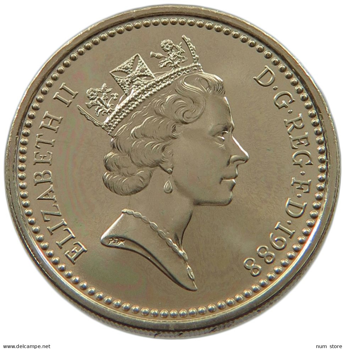 GREAT BRITAIN POUND 1988 Elisabeth II. (1952-) #alb022 0521 - 1 Pond