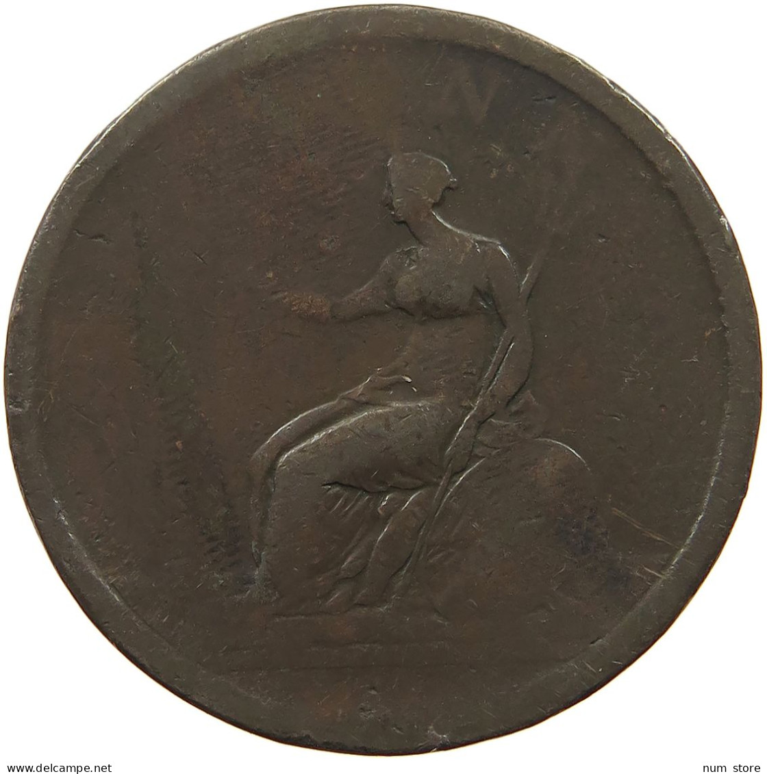 GREAT BRITAIN PENNY 1806 GEORGE III. 1760-1820 #sm05 0415 - C. 1 Penny