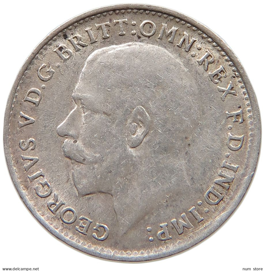 GREAT BRITAIN THREEPENCE 1919 George V. (1910-1936) #c029 0195 - F. 3 Pence