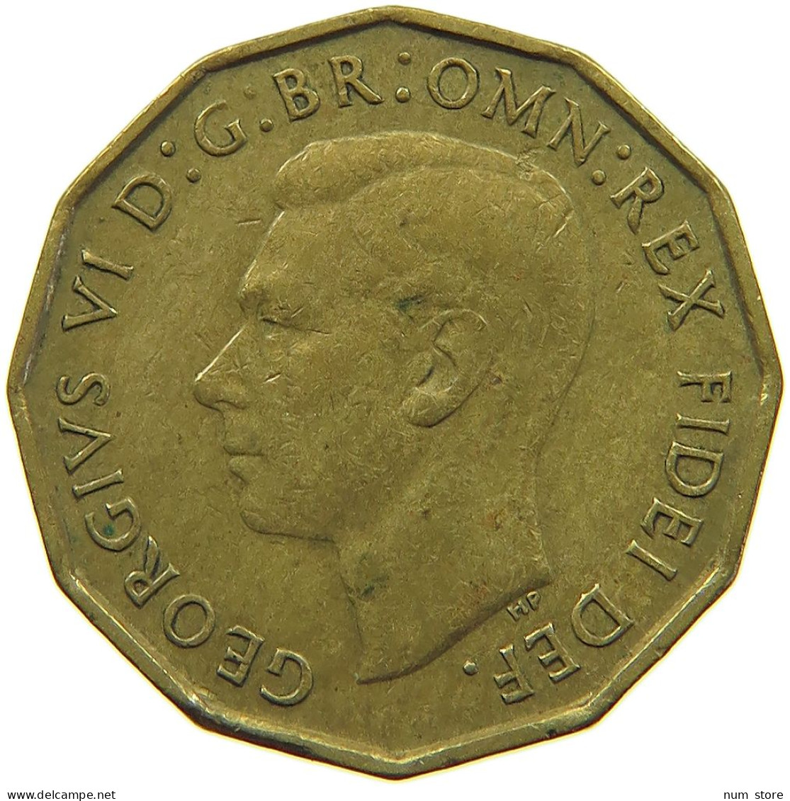 GREAT BRITAIN THREEPENCE  George VI. (1936-1952) #c055 0063 - F. 3 Pence