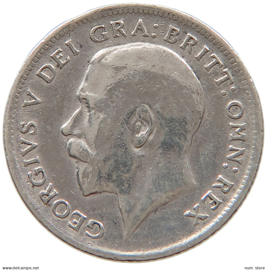 GREAT BRITAIN SIXPENCE 1916 George V. (1910-1936) #s017 0051 - H. 6 Pence