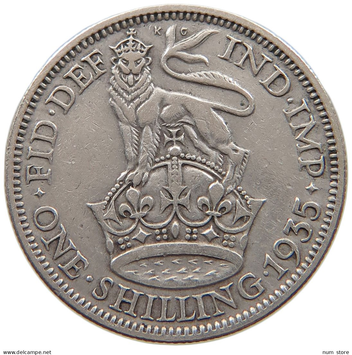 GREAT BRITAIN SHILLING 1935 George V. (1910-1936) #a057 0371 - I. 1 Shilling