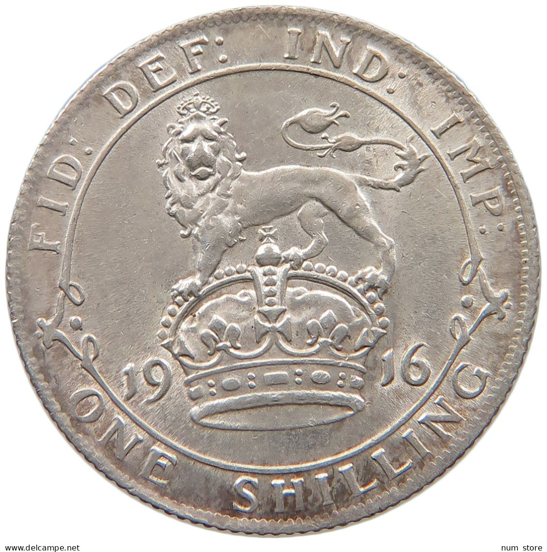 GREAT BRITAIN SHILLING 1916 George V. (1910-1936) #t160 0399 - I. 1 Shilling