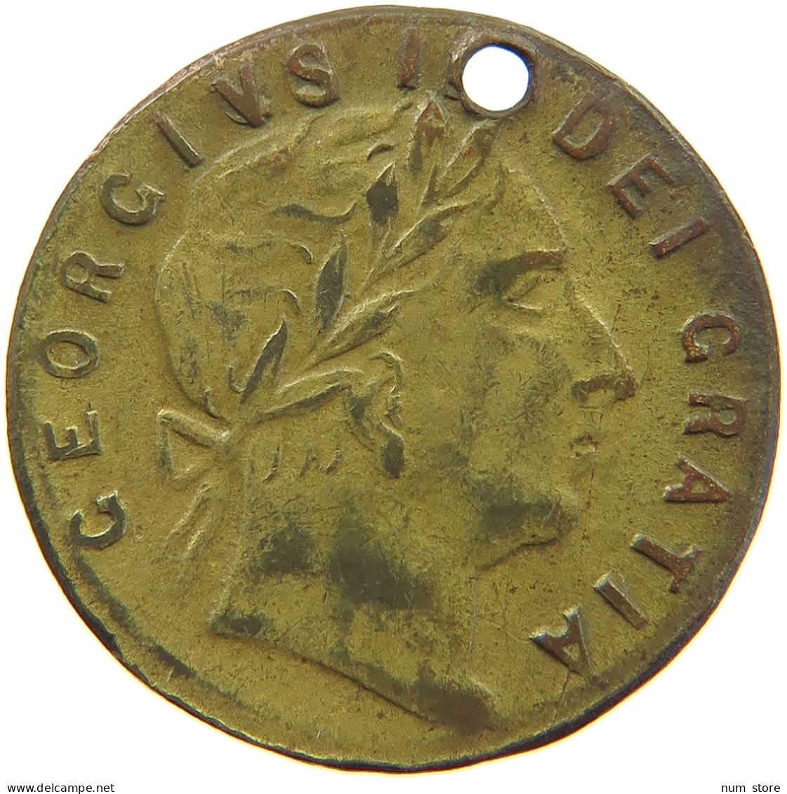 GREAT BRITAIN TOKEN 1763 GEORGE III. 1760-1820 #c054 0413 - Andere & Zonder Classificatie