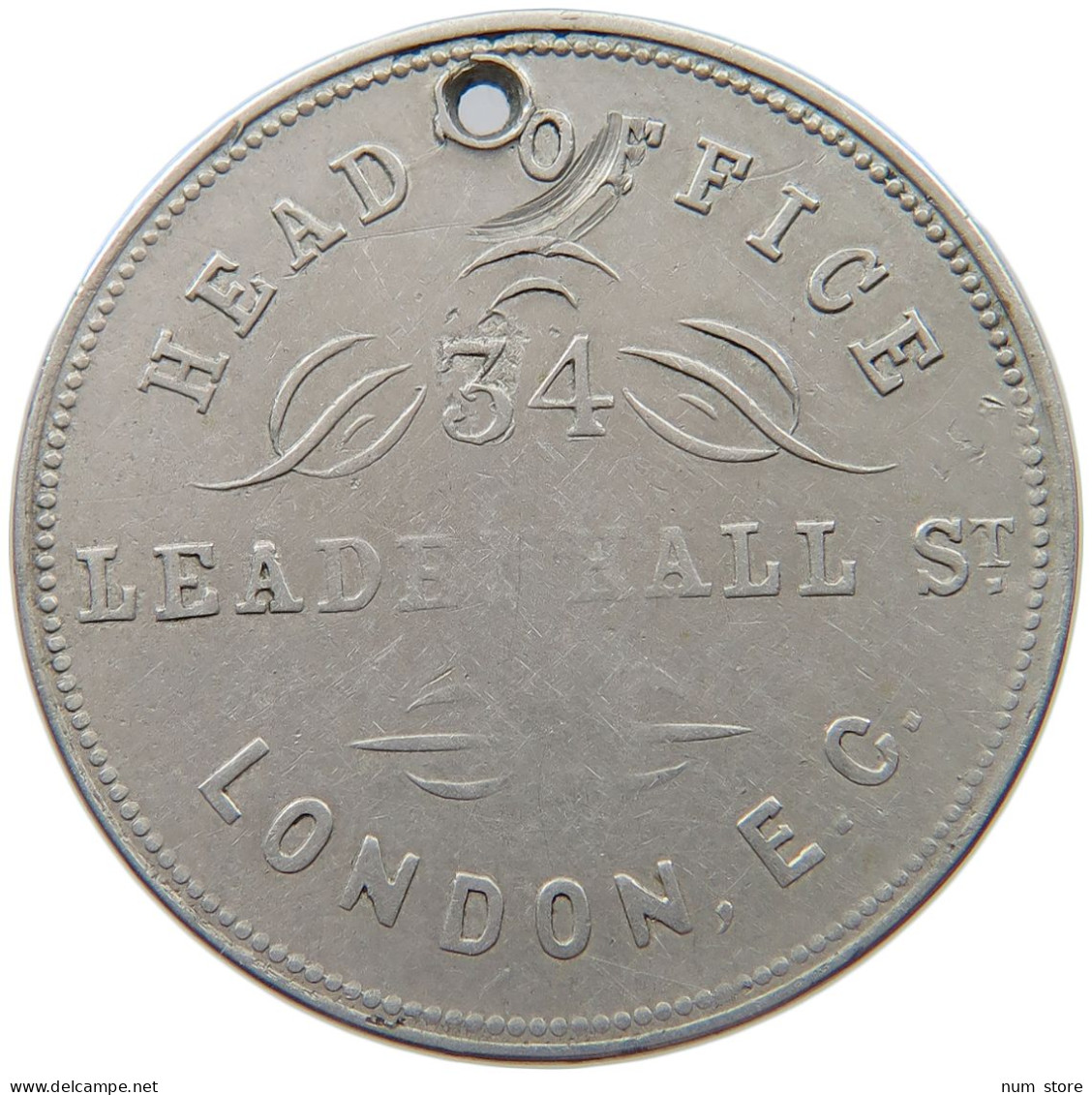 GREAT BRITAIN TOKEN  TOKEN WEBSTERS PATENT ALUMINIUM METALS #t098 0339 - Andere & Zonder Classificatie