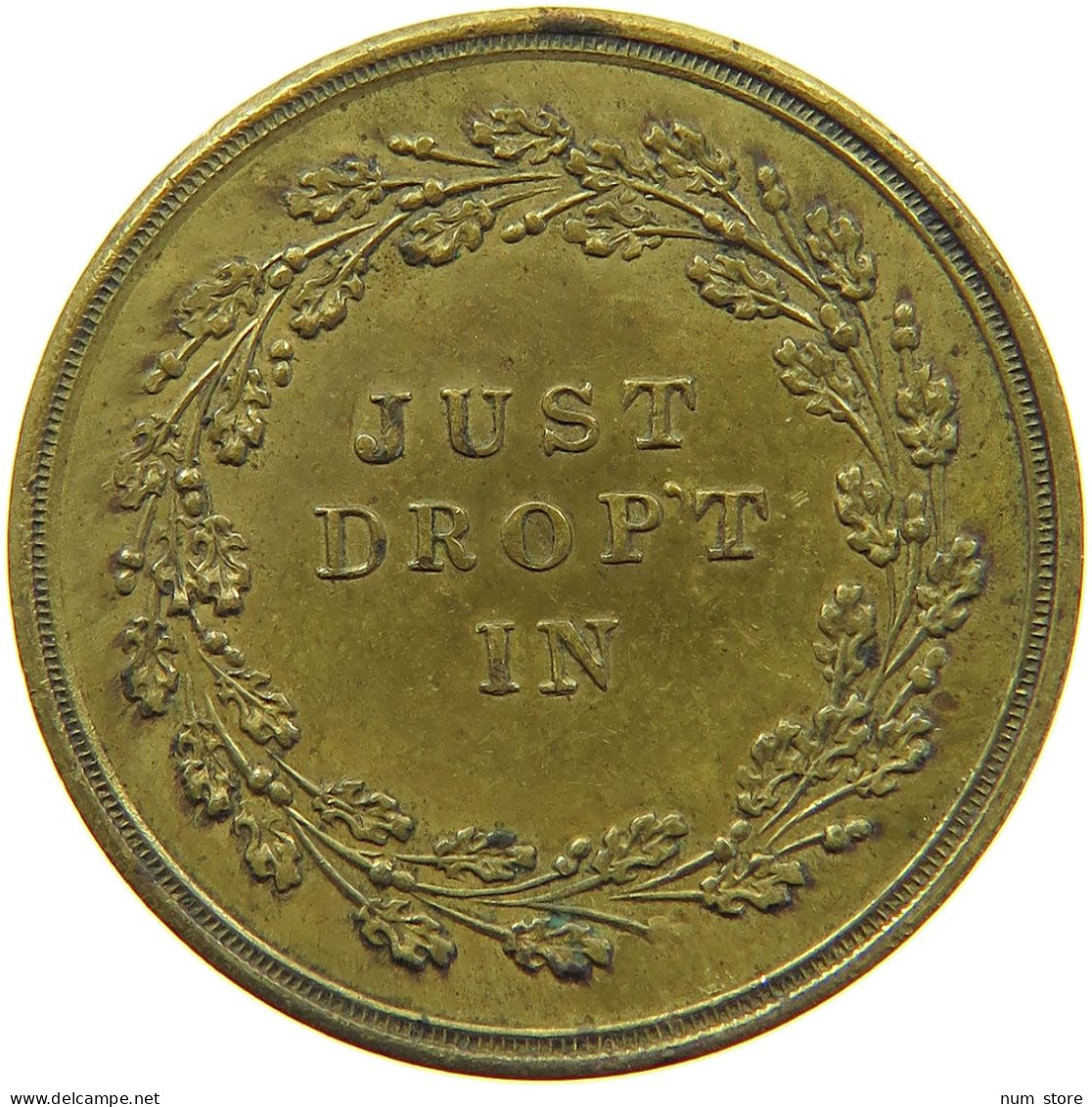 GREAT BRITAIN TOKEN  TOKEN SATIRIQUE HOPE I DON T INTRUDE #s009 0067 - Andere & Zonder Classificatie