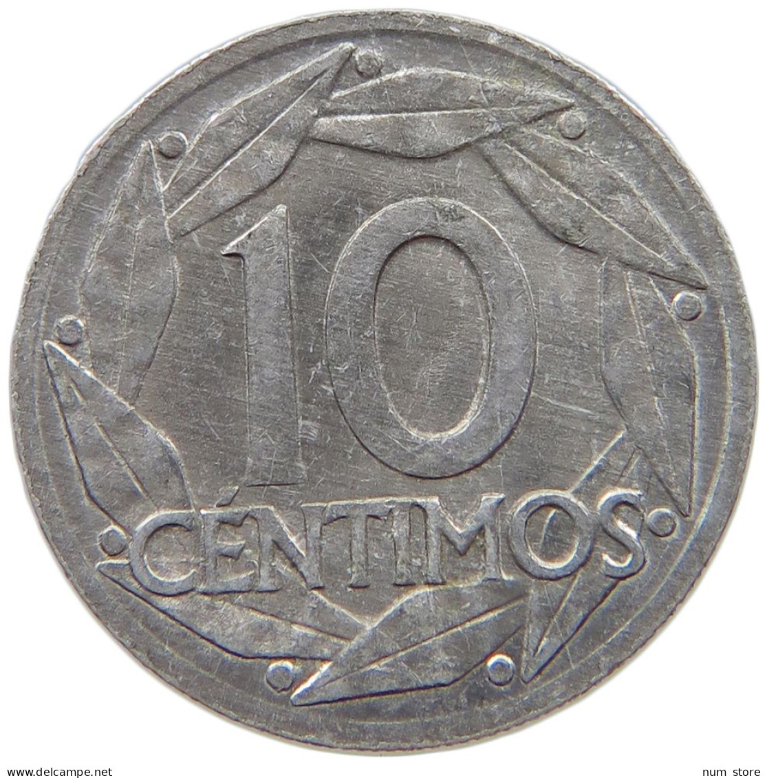 SPAIN 10 CENTIMOS 1959 Francisco Franco 1939-1975 OFF-CENTER #s069 0743 - 10 Centesimi