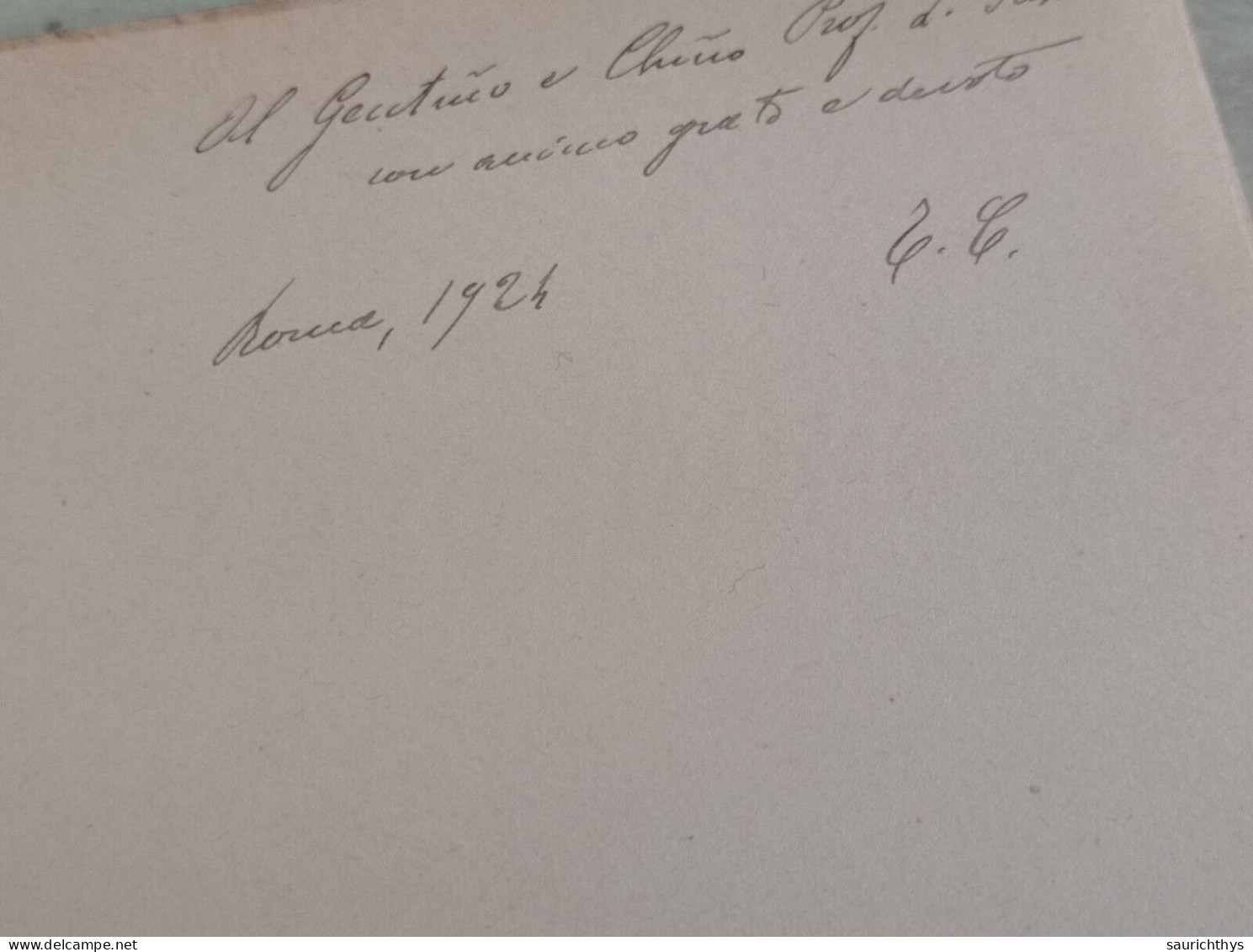 Fraga Montana Rime Con Autografo Prof. Tito Colamarino Tipografia Forzani Roma 1907 - Poetry