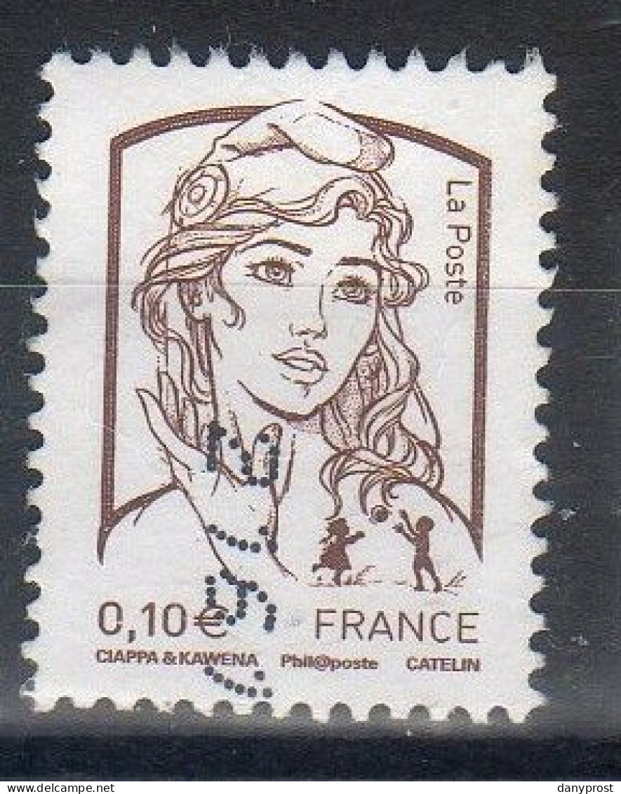 FRANCE 2013 - N° 4765 - CIAPPA 1v Complémentaire 0.10 € Brun Clair - Oblitéré Bel Aspect - 2013-2018 Marianne Of Ciappa-Kawena