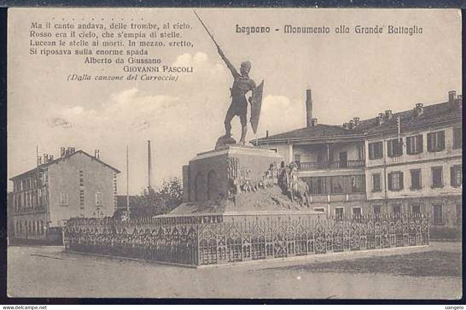 LM293  LEGNANO - MONUMENTO ALLA GRANDE BATTAGLIA - Legnano