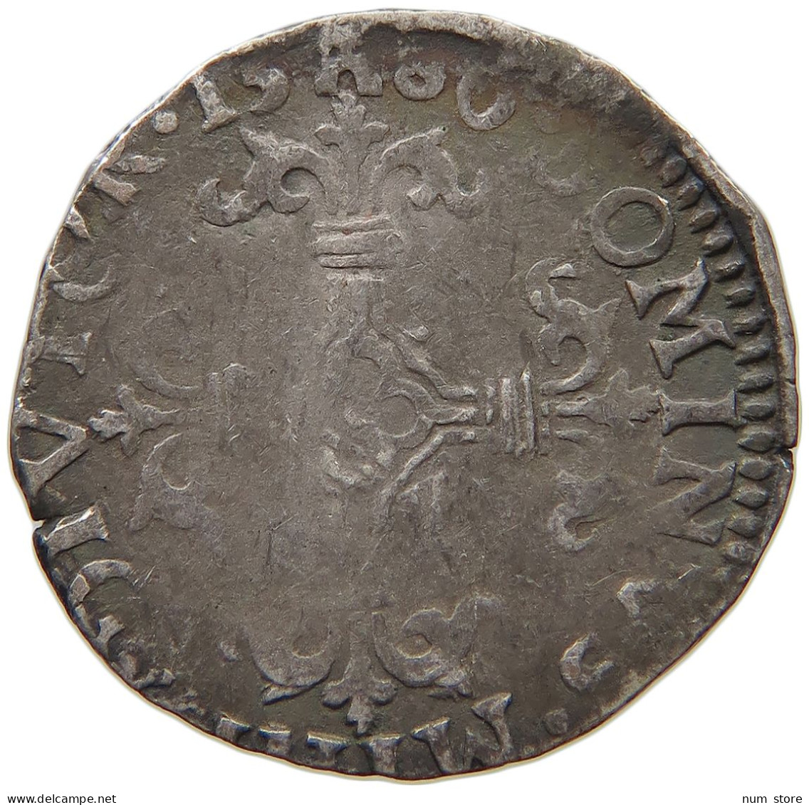 SPANISH NETHERLANDS 1/20 PHILIPSDAALDER 1580 FELIPE II. 1556-1598 #t138 0345 - Spanische Niederlande