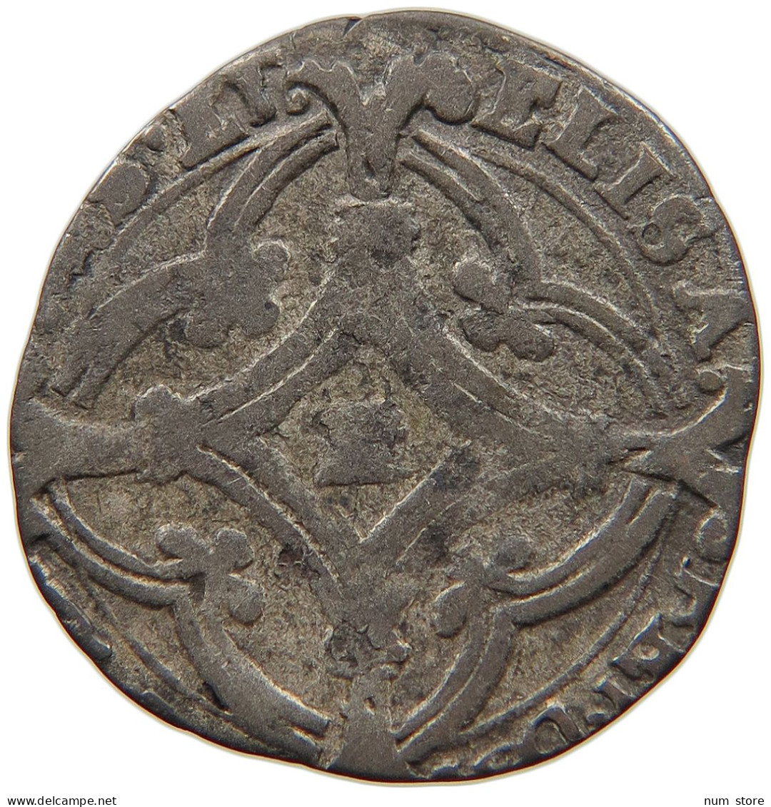 SPANISH NETHERLANDS PATARD 1615 Albert & Isabella (1598-1621) TOURNAI #t116 0117 - 1556-1713 Pays-Bas Espagols