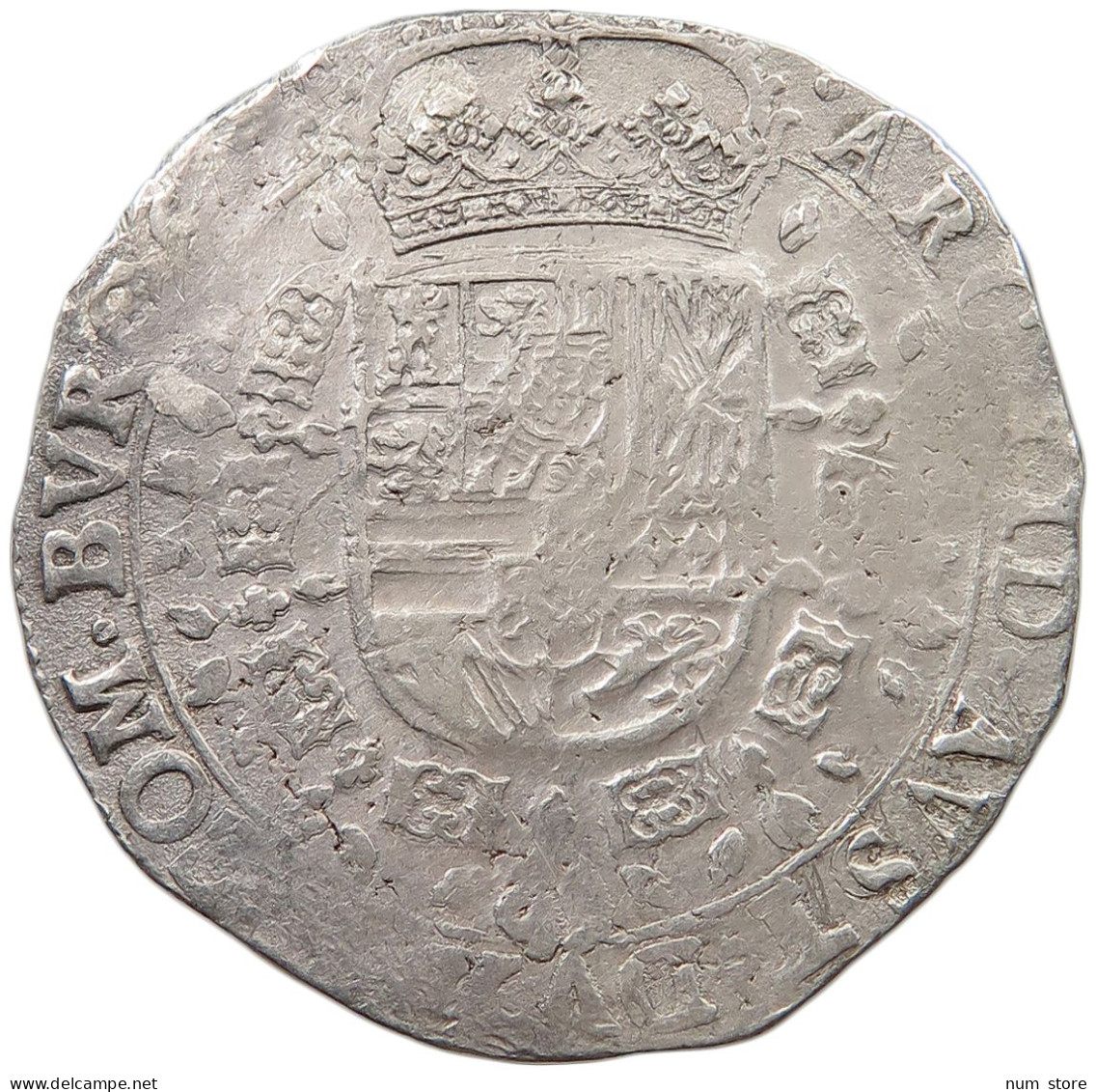 SPANISH NETHERLANDS PATAGON 1623 Albert & Isabella (1598-1621) #t118 1037 - 1556-1713 Pays-Bas Espagols