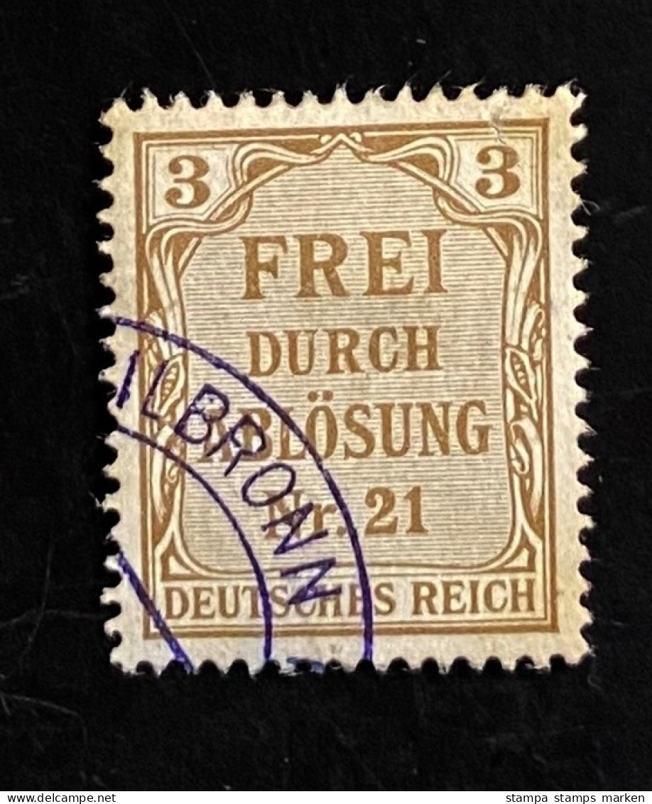 Deutsches Reich 1903 Dienstmarken Mi. 2 Gestempelt/o - Officials