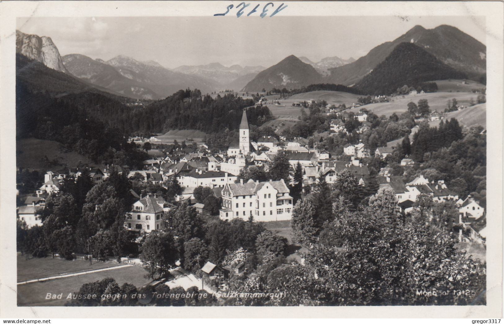 D8134) BAD AUSSEE Gegen Das Totengebirge - Salzkammergut - FOTO AK - Häsuer U. Kirche - Ausserland