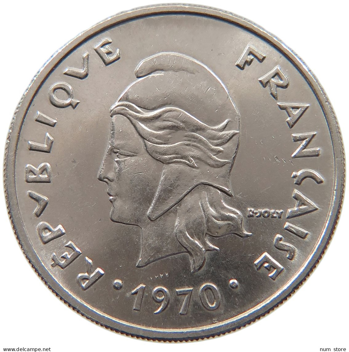 POLYNESIA 20 FRANCS 1970  #a049 0717 - Frans-Polynesië