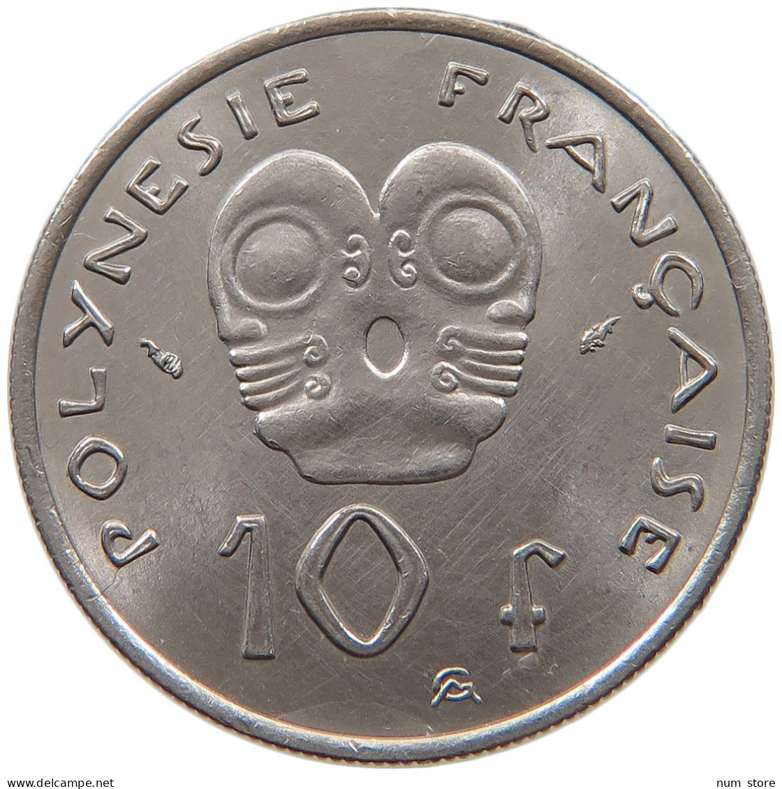 POLYNESIA 10 FRANCS 1975  #a053 0809 - Frans-Polynesië